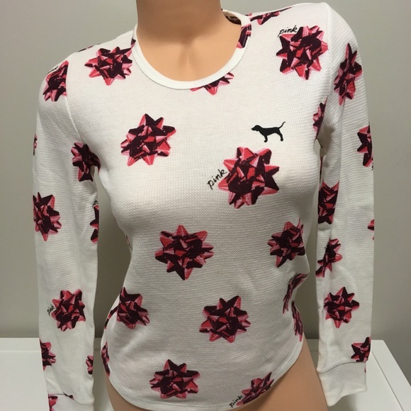🆕VICTORIA’S SECRET PINK - COZY WAFFLE SLEEP SHIRT - NWT - Picture 3 of 7